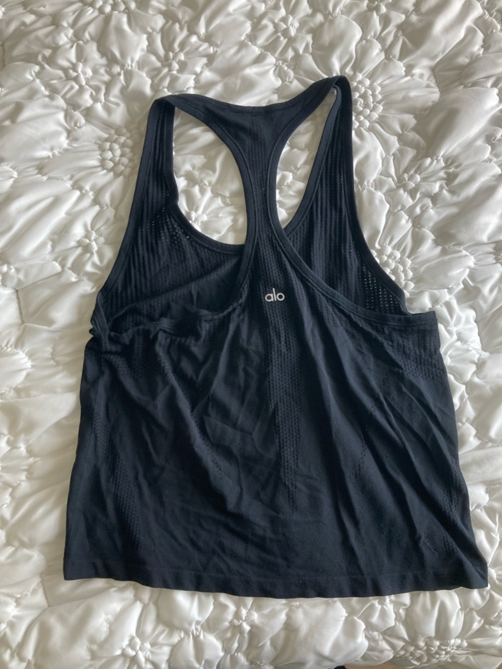 Alo Women’s Black Racerback Tank Top